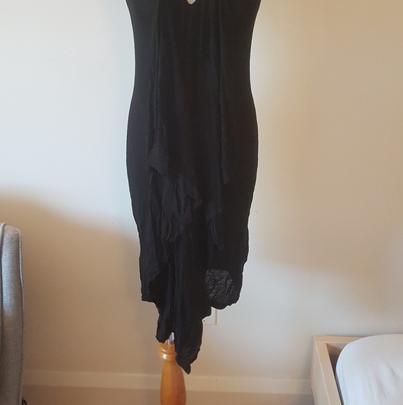 NWOT Rudsak Black Dress / Long Top Body Con - Small - Picture 2 of 14